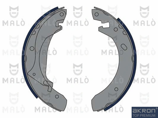 Jeu de mâchoires de frein AKRON-MALÒ 1390253