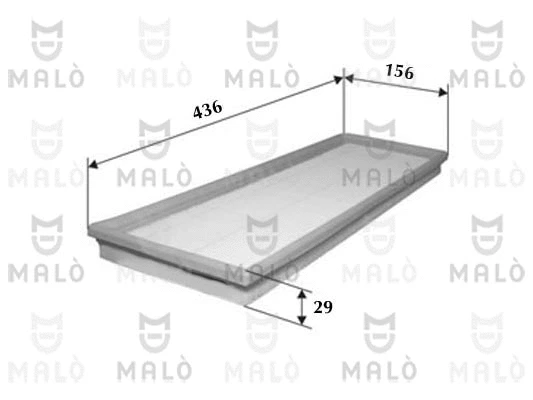 Filtre à air AKRON-MALÒ 1500347