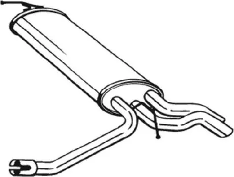 Silencieux arrière BOSAL 175-087