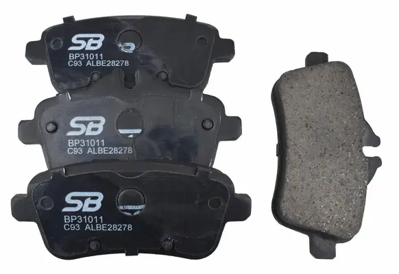 Kit de plaquettes de frein, frein à disque SB BP31011