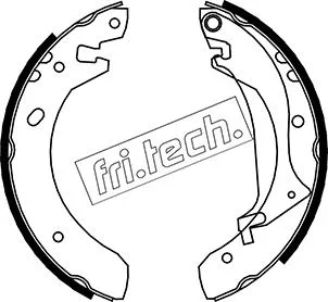 Jeu de mâchoires de frein fri.tech. 1092.306