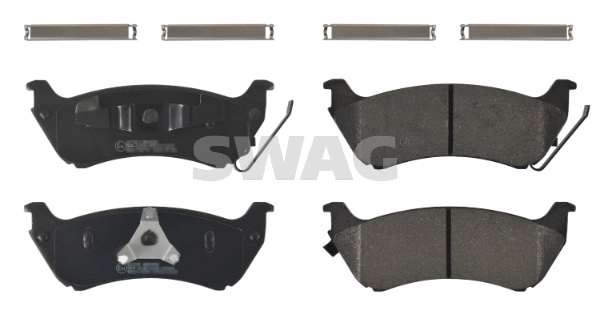 Kit de plaquettes de frein, frein à disque SWAG 10 91 6769