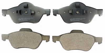 Kit de plaquettes de frein, frein à disque DENCKERMANN B110918