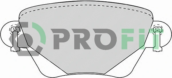 Kit de plaquettes de frein, frein à disque PROFIT 5000-1416 C