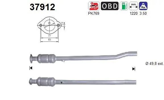 Catalyseur AS 37912