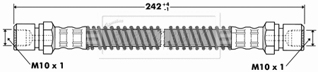Flexible de frein BORG & BECK BBH7343