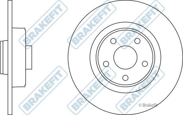 Disque de frein APEC SDK6422