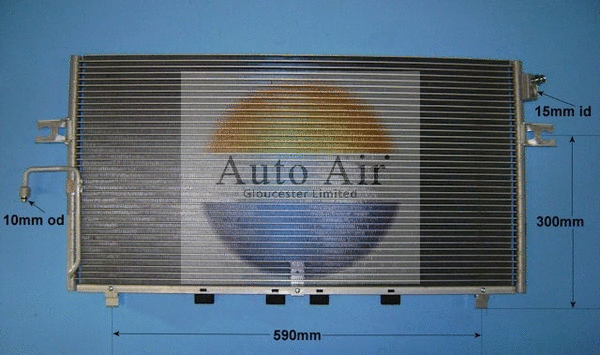 Condenseur, climatisation AUTO AIR GLOUCESTER 16-6103