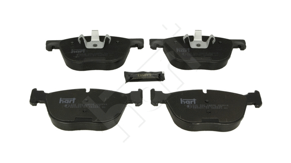 Kit de plaquettes de frein, frein à disque HART 256 506