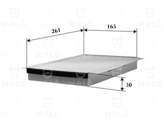 Filtre, air de l'habitacle AKRON-MALÒ 1530151