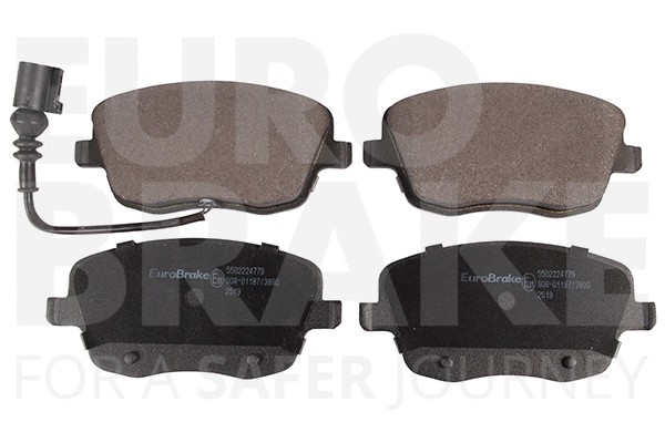 Kit de plaquettes de frein, frein à disque EUROBRAKE 5502224779