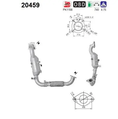 Catalyseur AS 20459