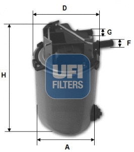 Filtre à carburant UFI 24.061.01