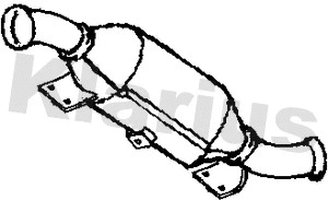 Filtre à particules / à suie, échappement KLARIUS 390271
