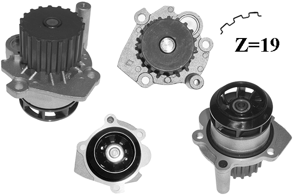 Pompe à eau, refroidissement du moteur TECDRIVE TPAE0129