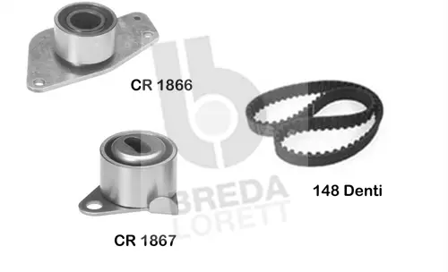 Kit de courroie crantée BREDA LORETT KCD0639