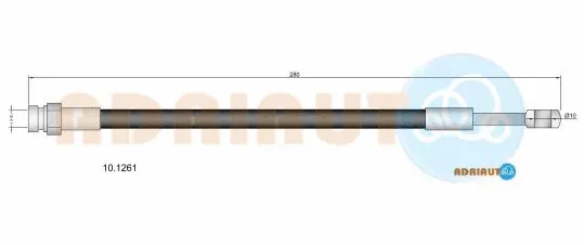 Flexible de frein ADRIAUTO 10.1261