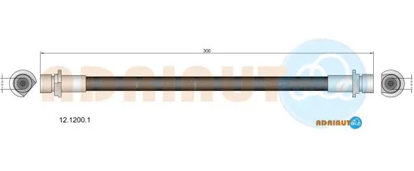 Flexible de frein ADRIAUTO 12.1200.1