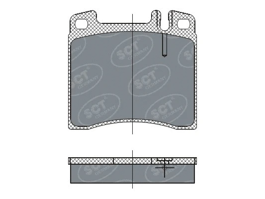 Kit de plaquettes de frein, frein à disque SCT - MANNOL SP 260 PR