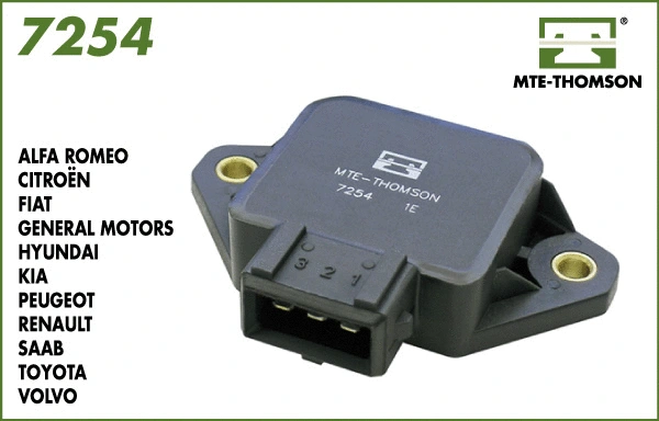 Capteur, position du papillon MTE-THOMSON 7254