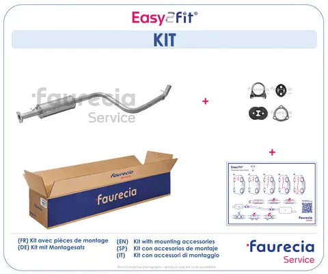 Silencieux central Faurecia FS17003