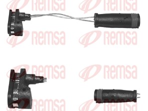 Contact d'avertissement, usure des plaquettes de frein REMSA 001043