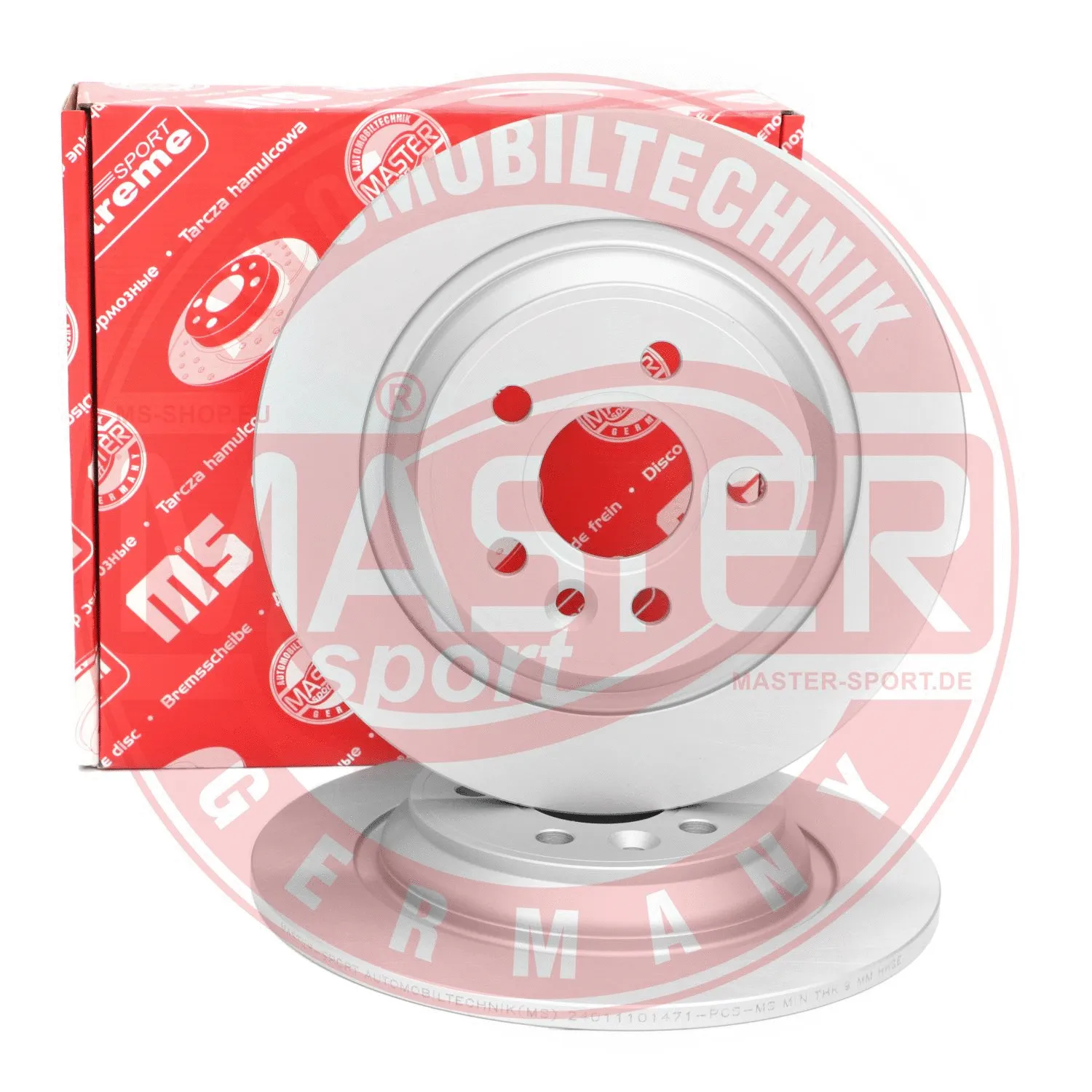 Disque de frein MASTER-SPORT GERMANY 24011101471-SET-MS