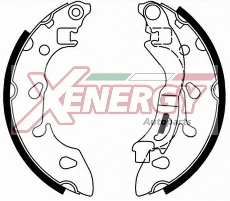 Jeu de mâchoires de frein AP XENERGY X50644