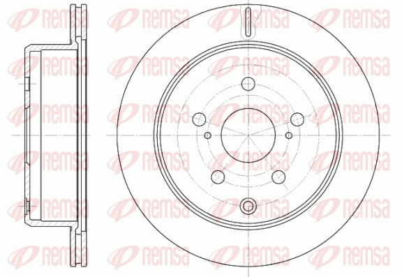 Disque de frein REMSA 61253.10