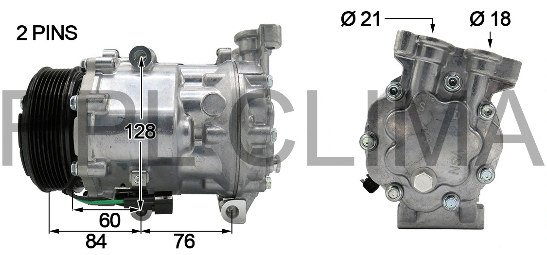 Compresseur, climatisation RPL QUALITY APCOFD0059