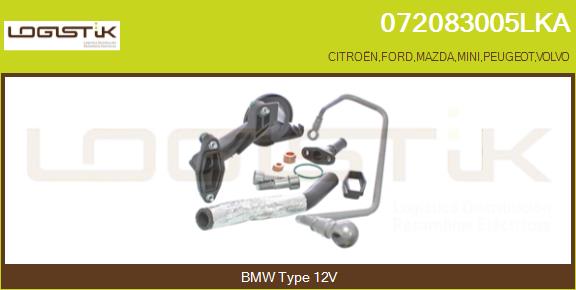 Kit de montage, compresseur LGK 072083005LKA