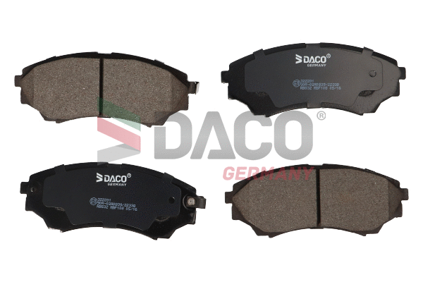 Kit de plaquettes de frein, frein à disque DACO Germany 322201