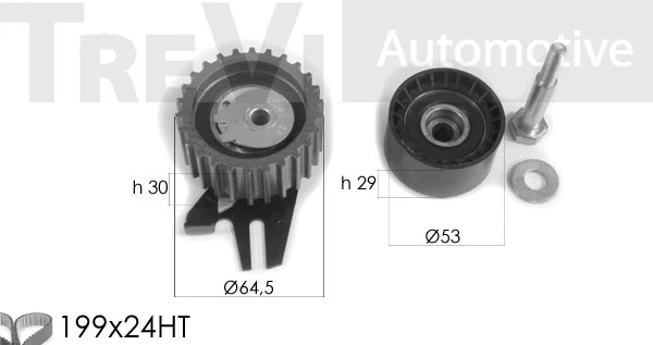 Kit de courroie crantée TREVI AUTOMOTIVE KD1331