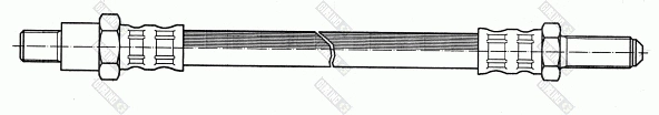 Flexible de frein GIRLING 9003117