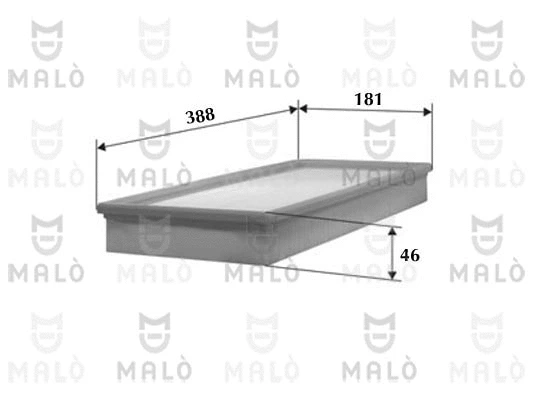 Filtre à air AKRON-MALÒ 1500029