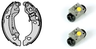 Jeu de mâchoires de frein BREMBO H 23 060