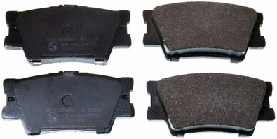 Kit de plaquettes de frein, frein à disque DENCKERMANN B111190
