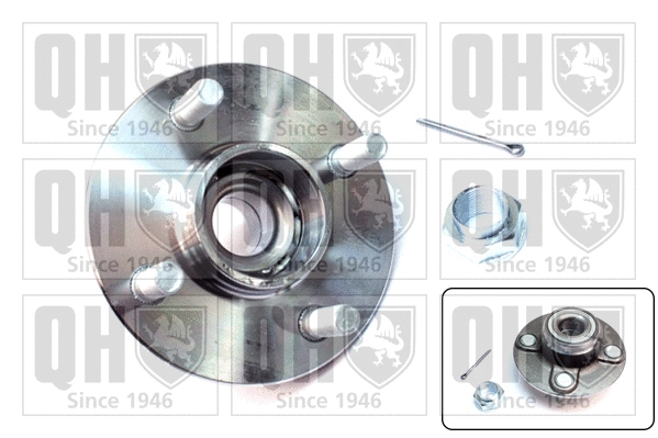 Kit de roulements de roue QUINTON HAZELL QWB868