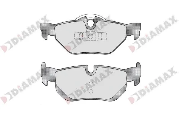 Kit de plaquettes de frein, frein à disque DIAMAX N09841
