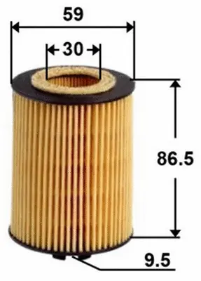 Filtre à huile JS ASAKASHI OE0038