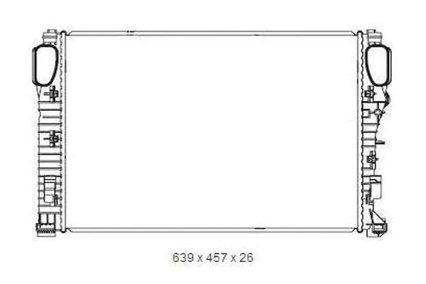 Radiateur, refroidissement du moteur ORDONEZ 2065042