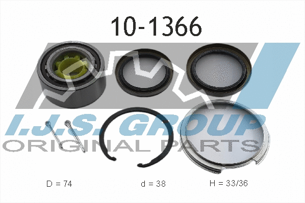 Kit de roulements de roue IJS GROUP 10-1366