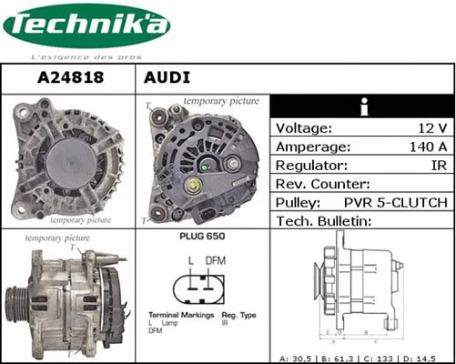 Alternateur Technika A24818