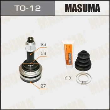 Jeu de joints, arbre de transmission MASUMA TO-12