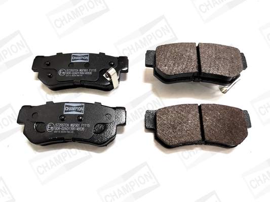 Kit de plaquettes de frein, frein à disque CHAMPION 572557CH