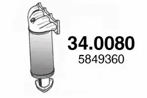 Catalyseur ASSO 34.0080