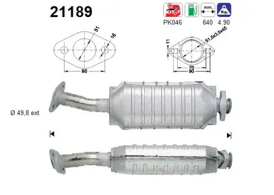Catalyseur AS 21189