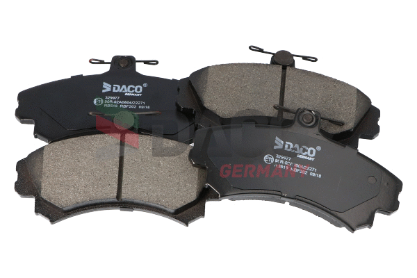 Kit de plaquettes de frein, frein à disque DACO Germany 329977