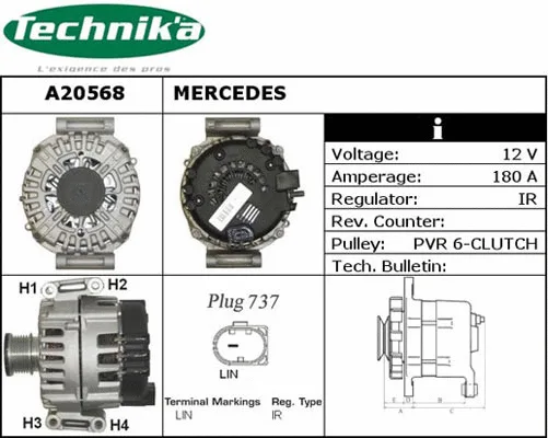 Alternateur Technika A20568