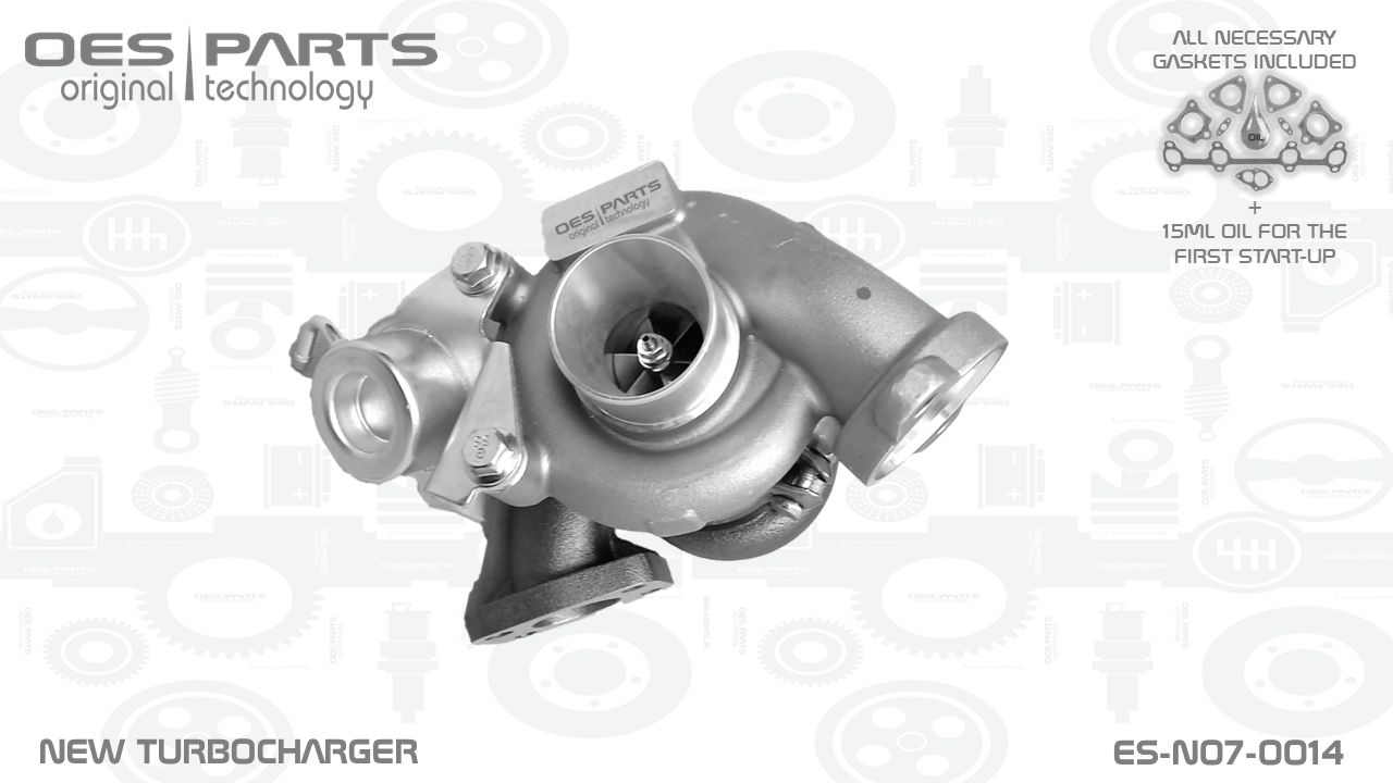 Turbocompresseur, suralimentation OES PARTS ES-N07-0014